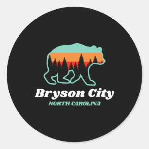 Adesivo Bryson City Carolina do Norte Montanhas do Urso Pa