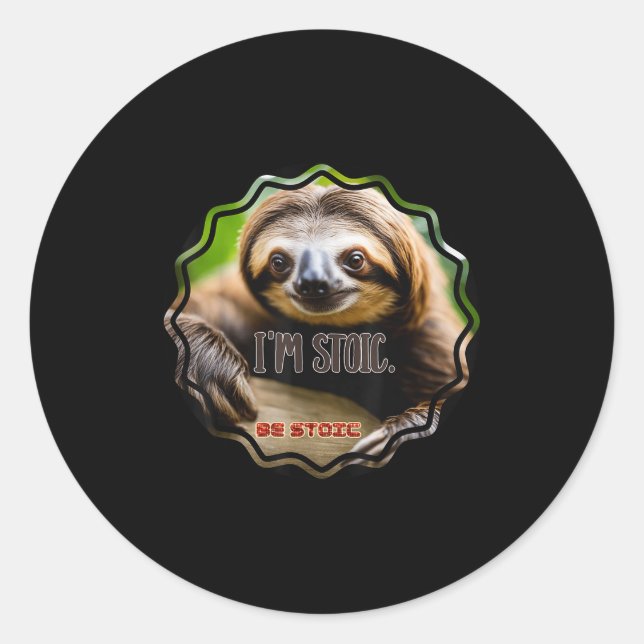 Adesivo Bs Im Stoic Sloth (Frente)
