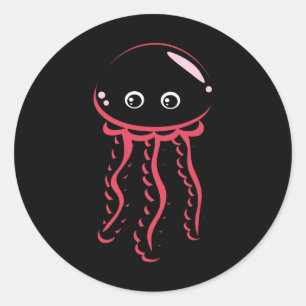 Adesivo Bt Jellyfish Sorrindo Figurino Fofo Fofo