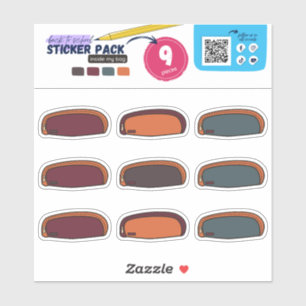 ADESIVO BTS- DENTRO MY BAG (LÁPIS POUCH 02)