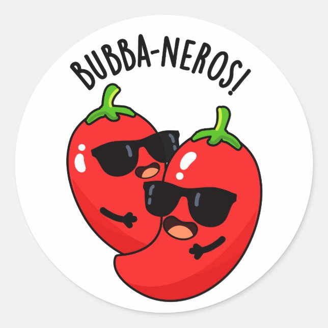 Adesivo Bubba-neros Funny Habanero Pun (Frente)
