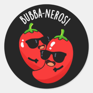 Adesivo Bubba-neros Funny Habanero Pun Dark BG