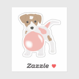 Adesivo Bubble Gum Dog Blowble Bubble