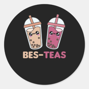 Adesivo Bubble Tea Best Friends Party Partner Boba