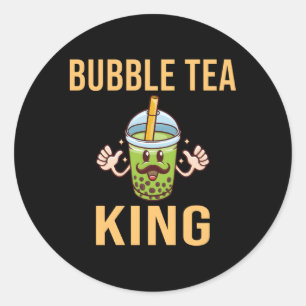 Adesivo Bubble Tea King Bubble Tea
