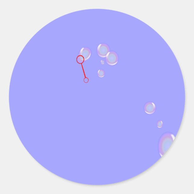 Adesivo Bubble Wand e Bolhas (Frente)