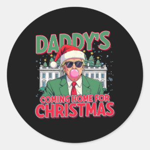 Adesivo Bubblegum Trump Soprando Bolha Goma Pia de Natal