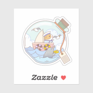 Adesivo Bubu, porco guineense, Um pote de aventura