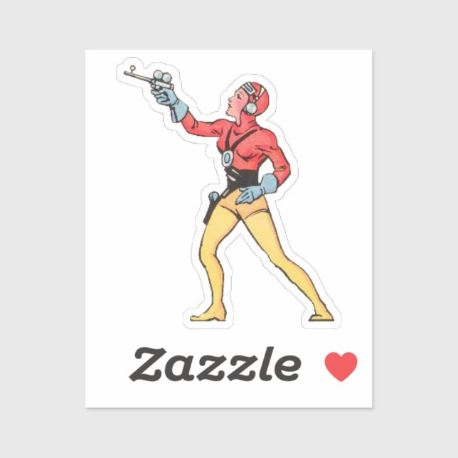 Adesivo Buck Rogers 1930s (Folha)