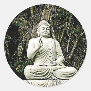Adesivo buda, budismo, asiático, tradicional, religião,