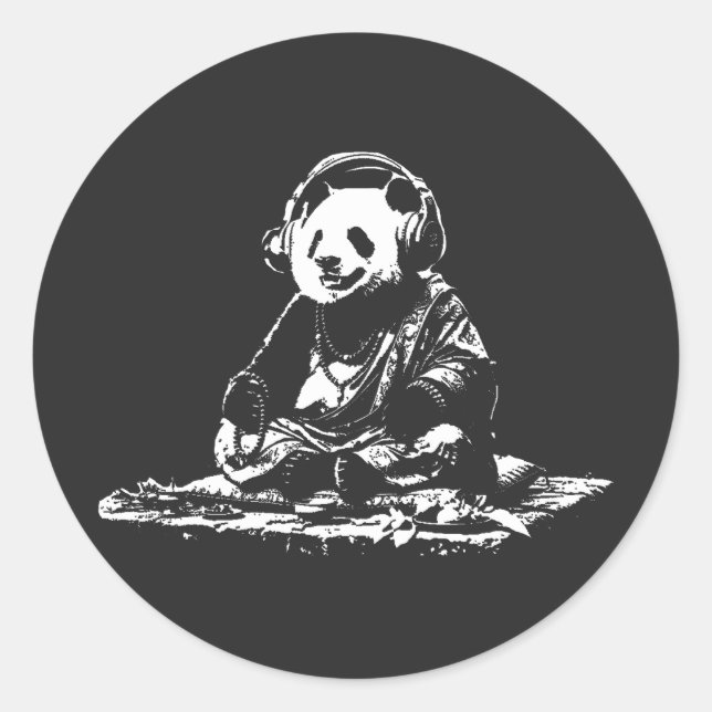 Adesivo Buda Panda (Frente)