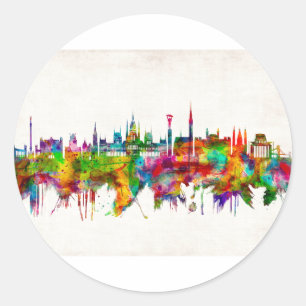 Adesivo Budapest Hungria Skyline