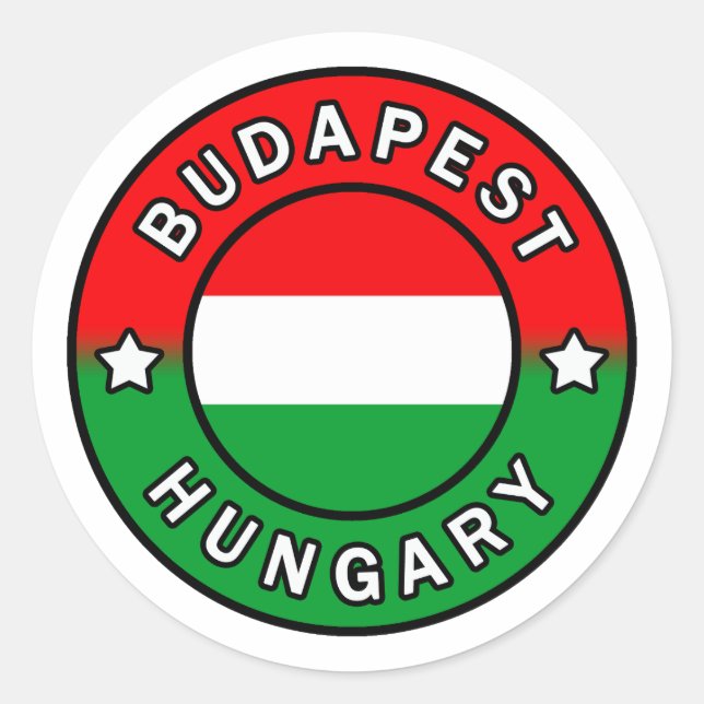 Adesivo Budapeste Hungria (Frente)