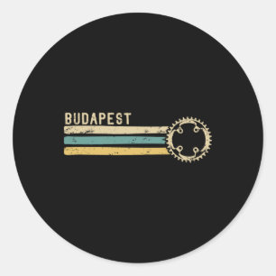 Adesivo Budapeste Hungria Vintage Retro Anos 70 80 Ciclism