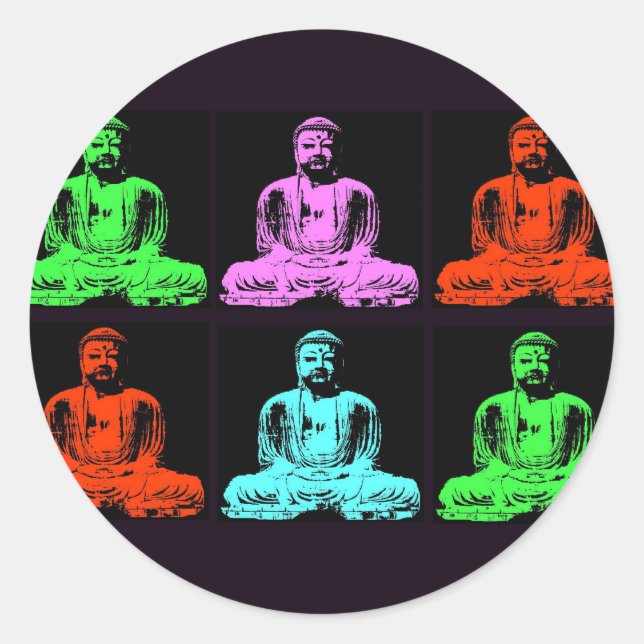 Adesivo Buddha Collage (Frente)