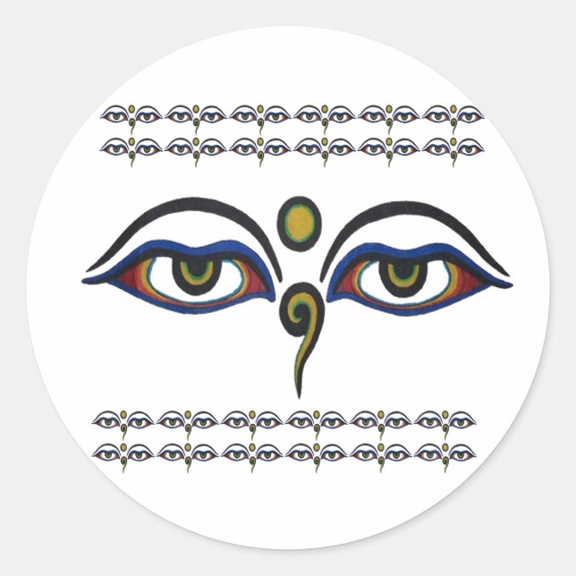 Adesivo Buddha Eyes Sticker (Frente)
