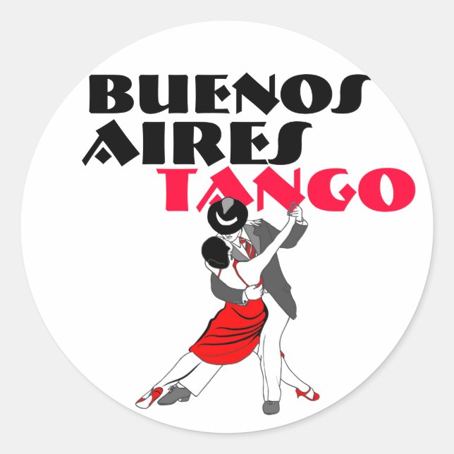 Adesivo Buenos Aires Tango (Frente)