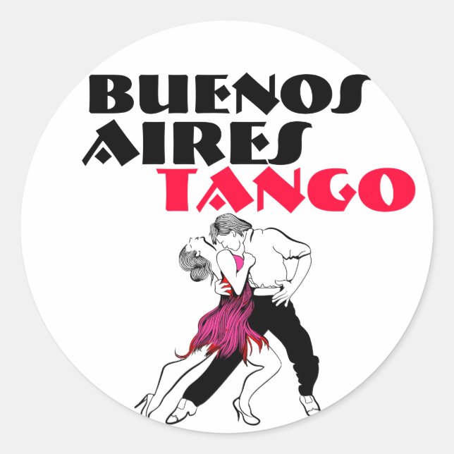 Adesivo Buenos Aires Tango (Frente)