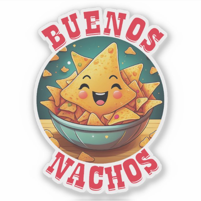 Adesivo Buenos Nachos (Frente)