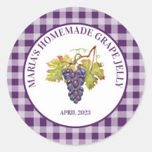 Búfalo Roxo Cheque Geleia de Uva Caseira ou Emperr