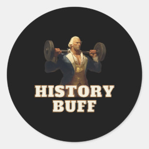 Adesivo Buff George Washington 4 de julho Gym Workout