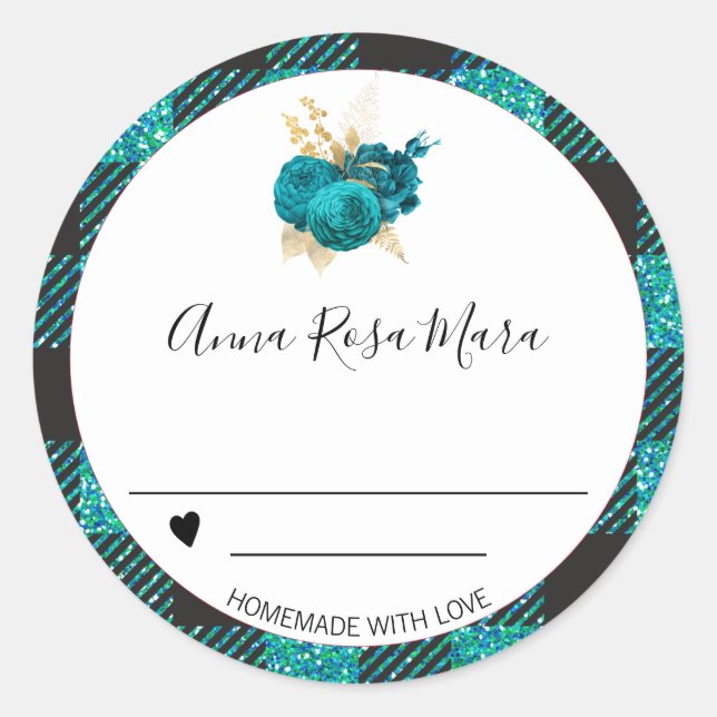 Adesivo *~* Buffalo Gingham AP30. Canning Homemade Rosas (Frente)