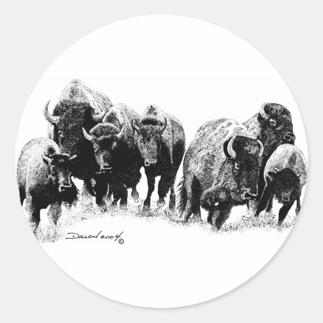 Adesivo Buffalo Herd (Frente)