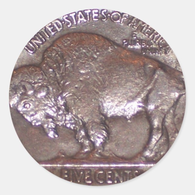 Adesivo Buffalo Nickel (Frente)