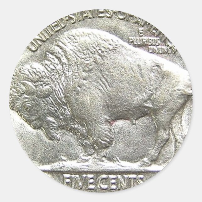 ADESIVO BUFFALO NICKEL (Frente)
