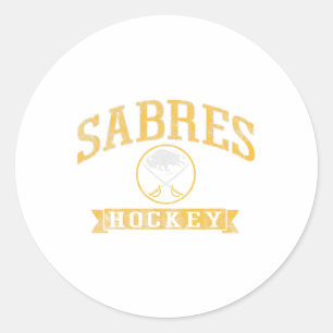 Adesivo Buffalo Sabres Hockey Vintage Azul Nhl Licenciado