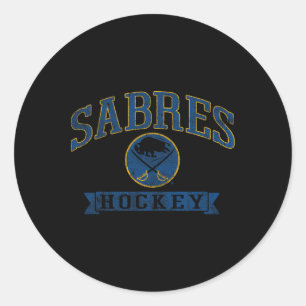 Adesivo Buffalo Sabres Hockey Vintage Branco Oficial Nhl