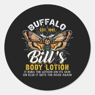 Adesivo Buffalobill Body Lotion Silence Lambs 355 Horror