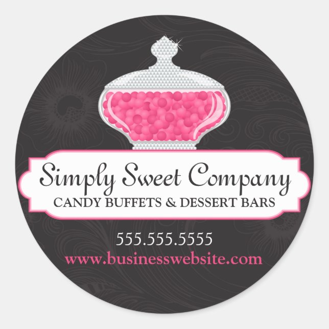 Adesivo Buffet de doce e deserto (Frente)