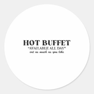 Adesivo Buffet Quente Disponível Todo o Dia Coma Quanto Qu