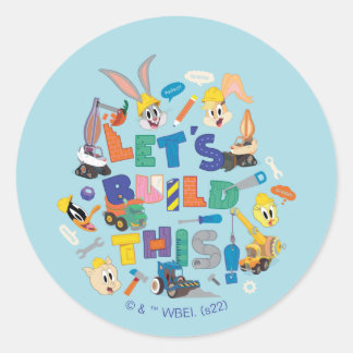 Adesivo BUGS BUNNY BUILDERS™| Colagem "Vamos Construir"