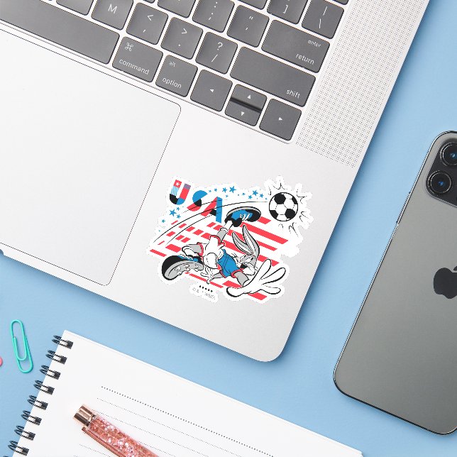 Adesivo BUGS BUNNY™ Team USA Soccer Graphic (Notebook com iPhone)