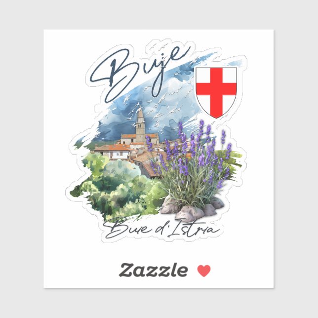 Adesivo Buje Croatia (Folha)
