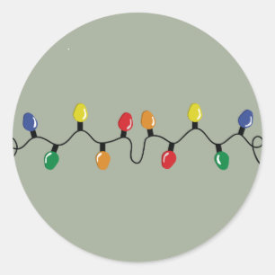 Adesivo Bulbos da luz de Natal grandes