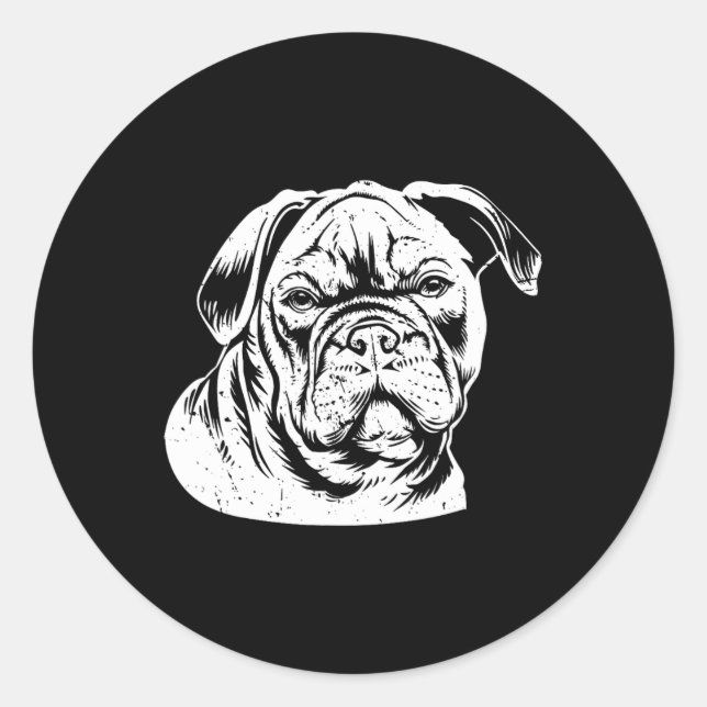 Adesivo Buldogdog Head (Frente)