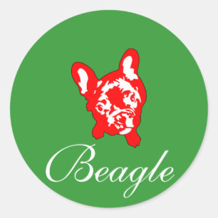 Adesivo Buldogue francês sentado