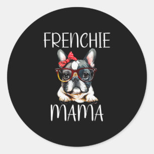 Adesivo Buldogue Frenchie Mama Watercolor Dia de as mães