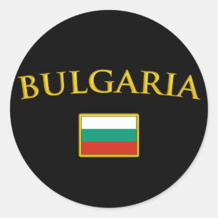 Adesivo Bulgária dourada