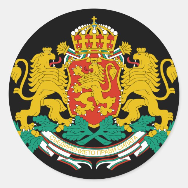 Adesivo bulgária emblem (Frente)