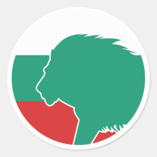 Adesivo Bulgária Leão Bandeira Nacional Búlgara