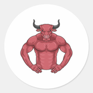 Adesivo Bull como Bodybuilder extreme
