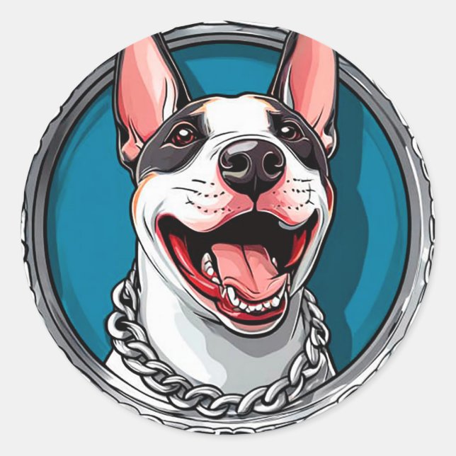 Adesivo Bull Terrier (Frente)