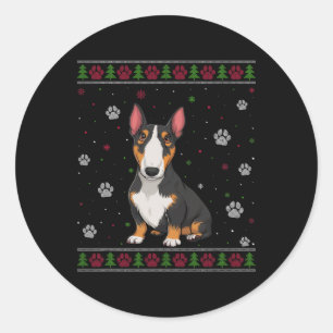 Adesivo Bull Terrier Christmas Sweet Xmas Pet Animal