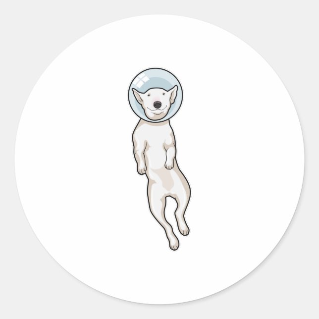 Adesivo Bull Terrier Space (Frente)