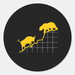 Adesivo Bull Vs Bear I Ações Mercado De Ações Etf Capital