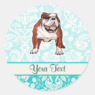 Adesivo Bulldog; Cute
